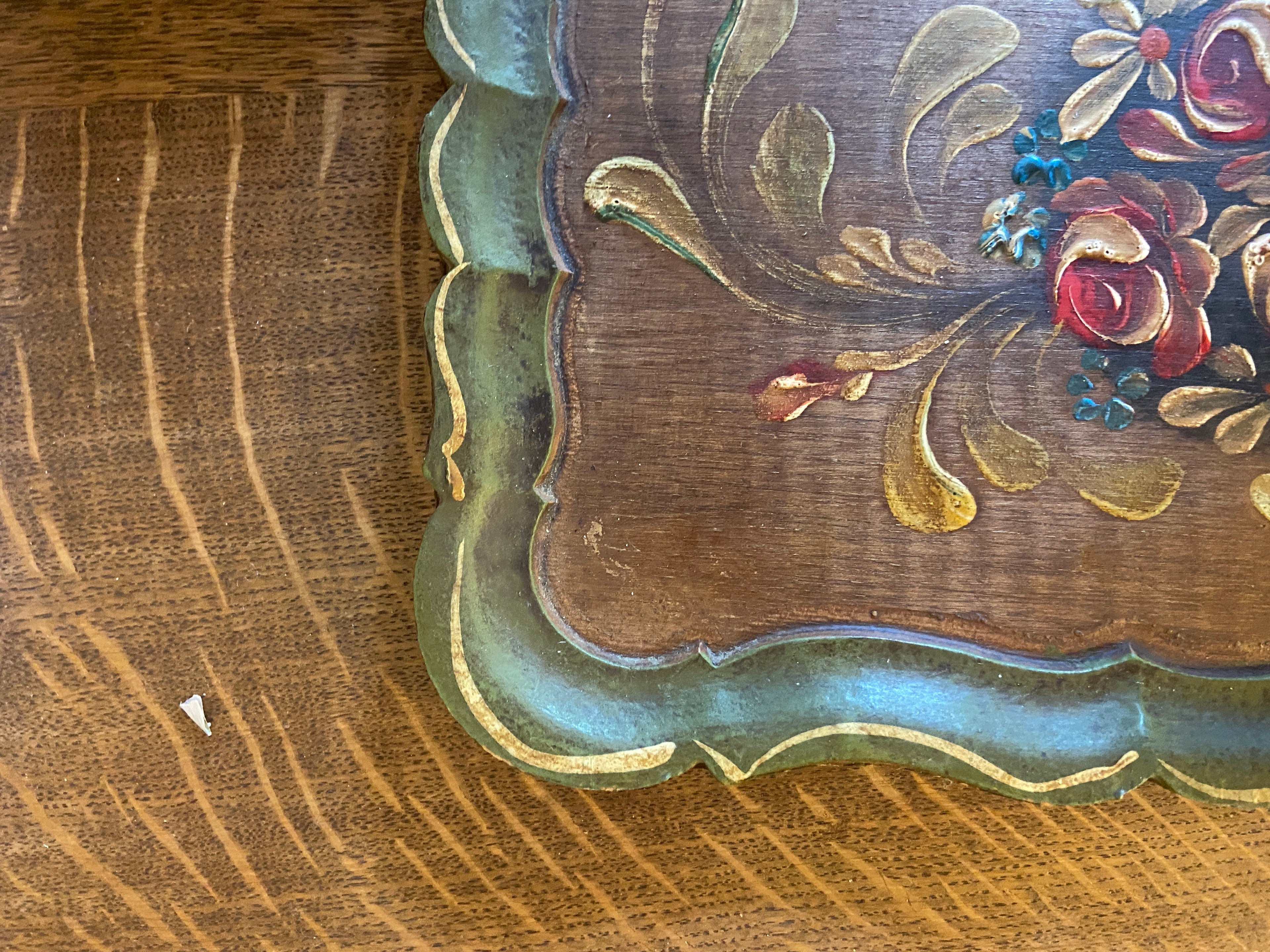 Plateau bois taille moyenne décoratif