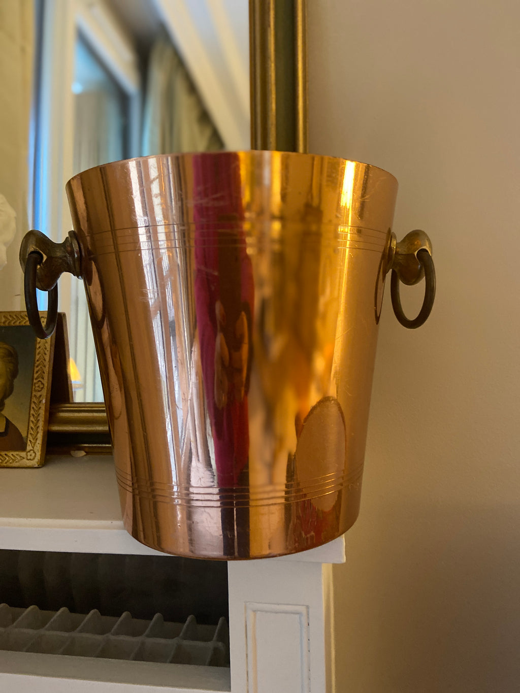 Seau à champagne cuivre