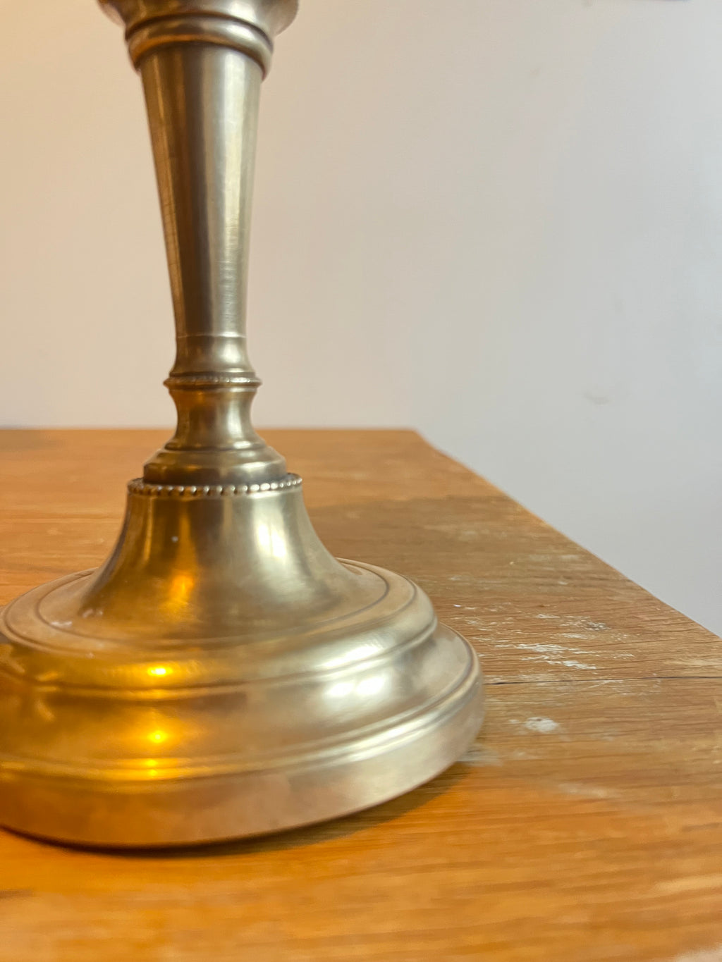 Lampe bougeoir en laiton – pièce unique signée Marie Demeures