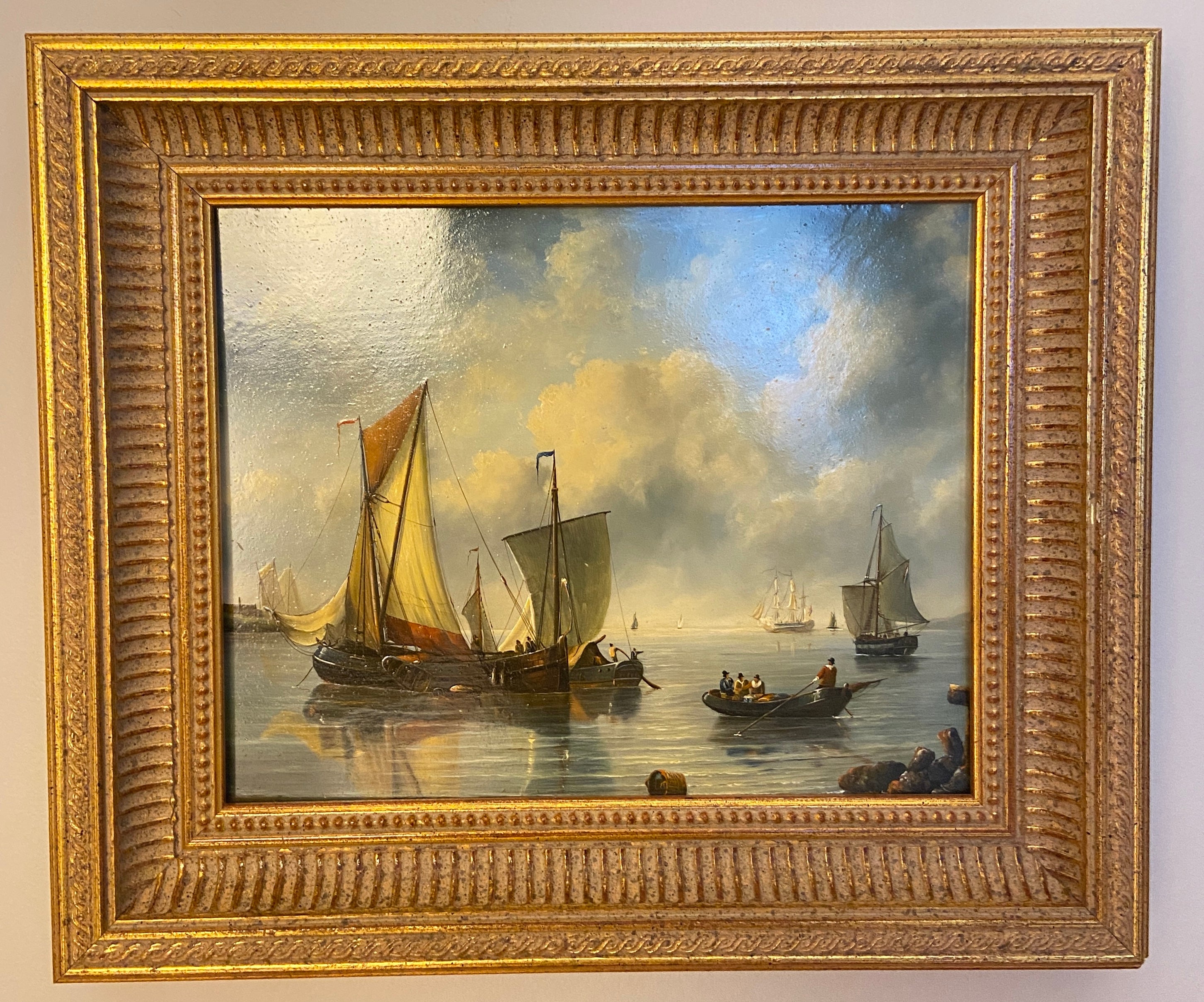 Huile sur panneau de bois