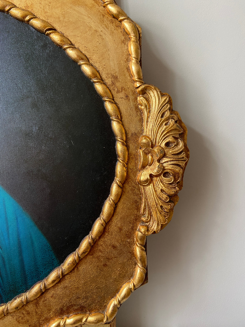 Tableau Vierge à l'enfant, Tempera sur toile