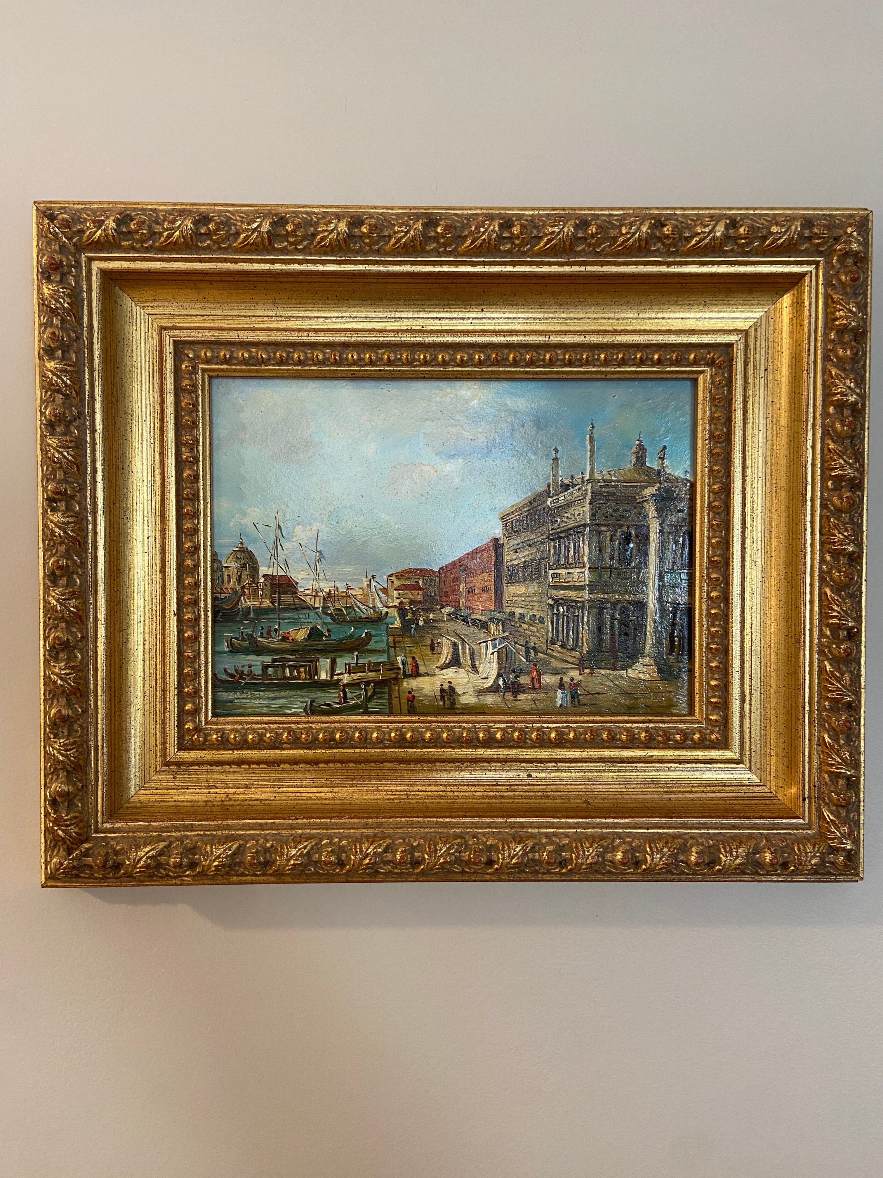 Huile sur panneau VENISE – École européenne