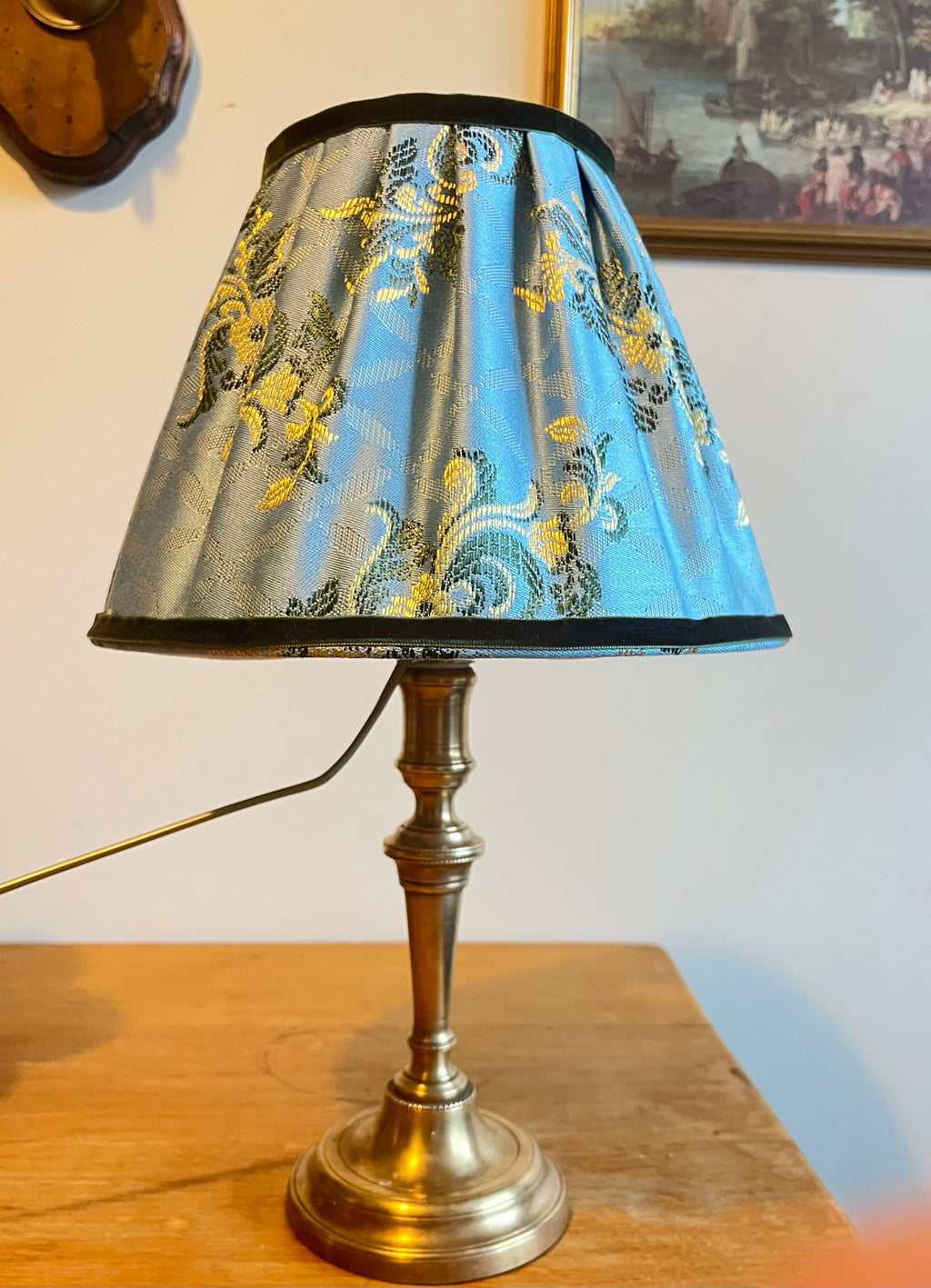 Lampe bougeoir en laiton – pièce unique signée Marie Demeures