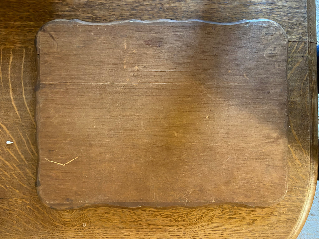 Plateau bois peint à la main