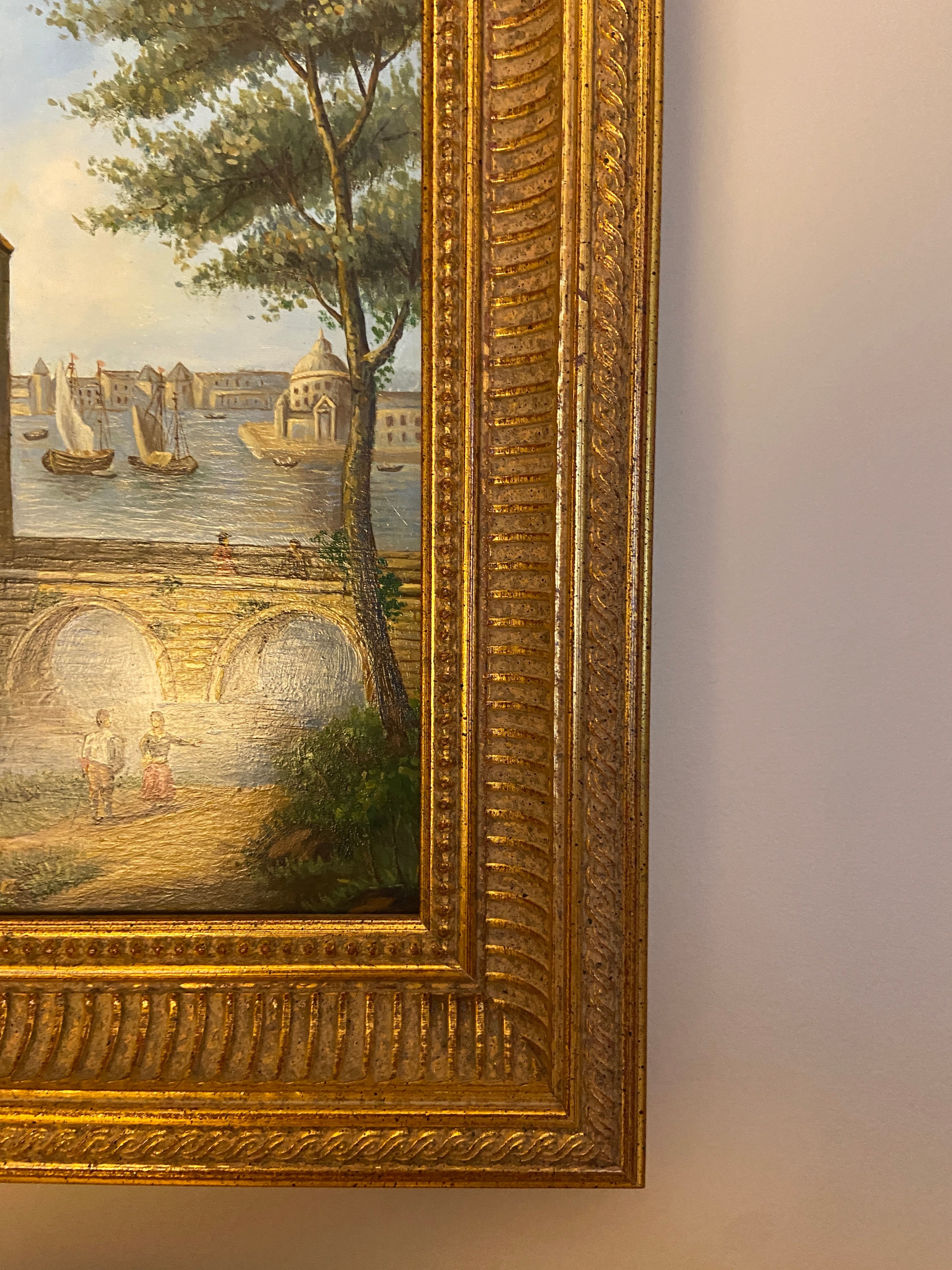 Huile sur panneau de bois