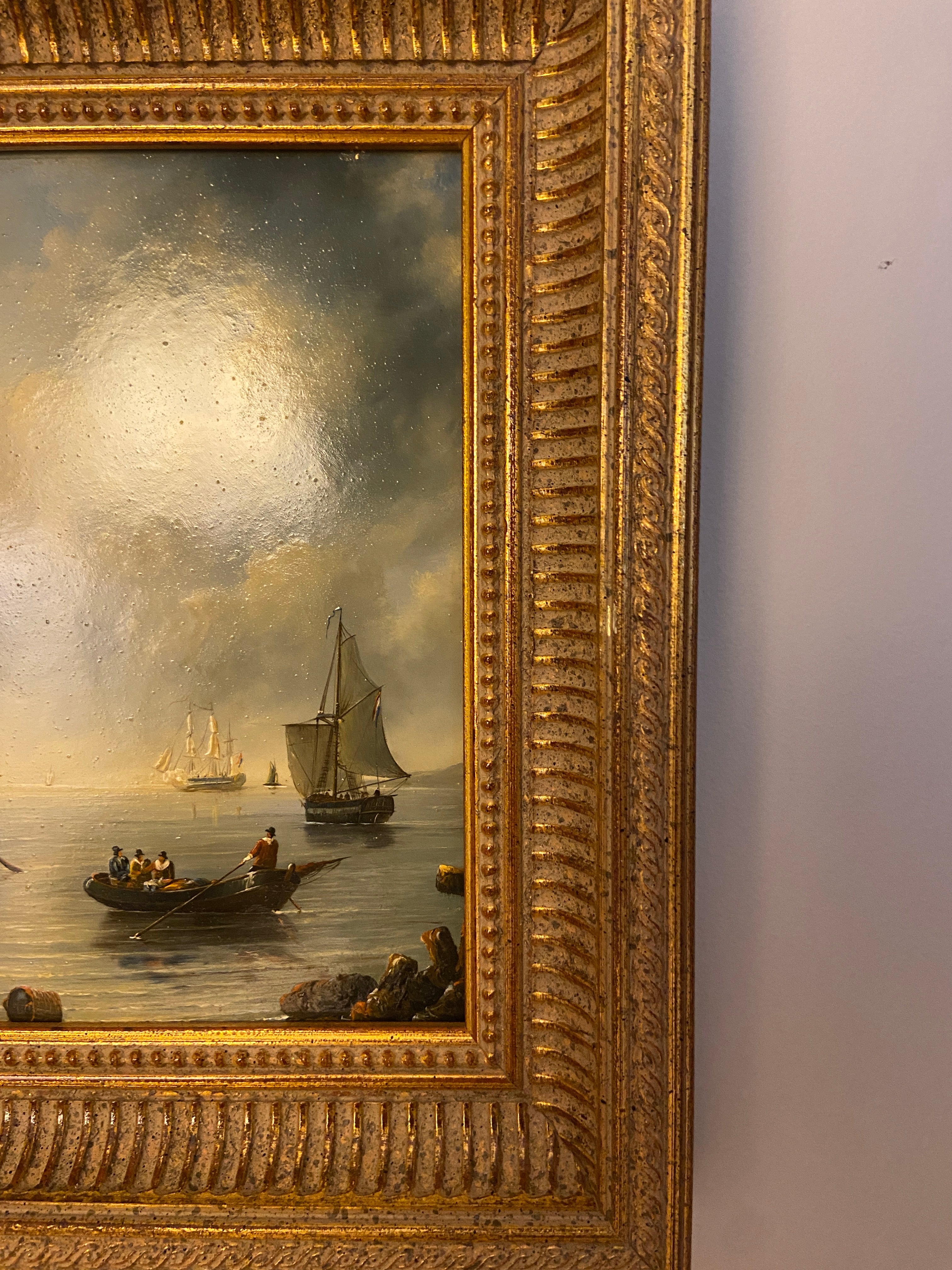 Huile sur panneau de bois