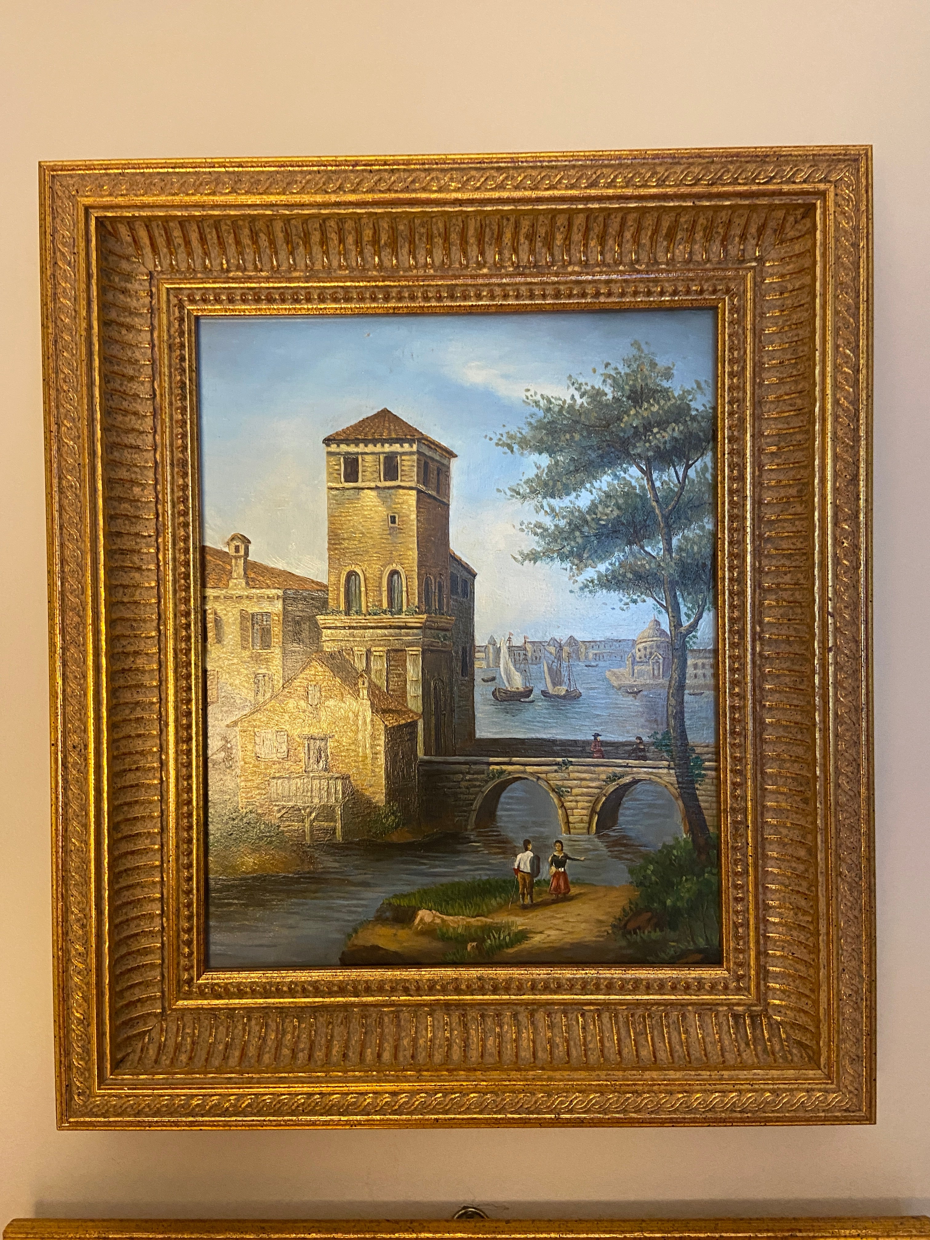 Huile sur panneau de bois