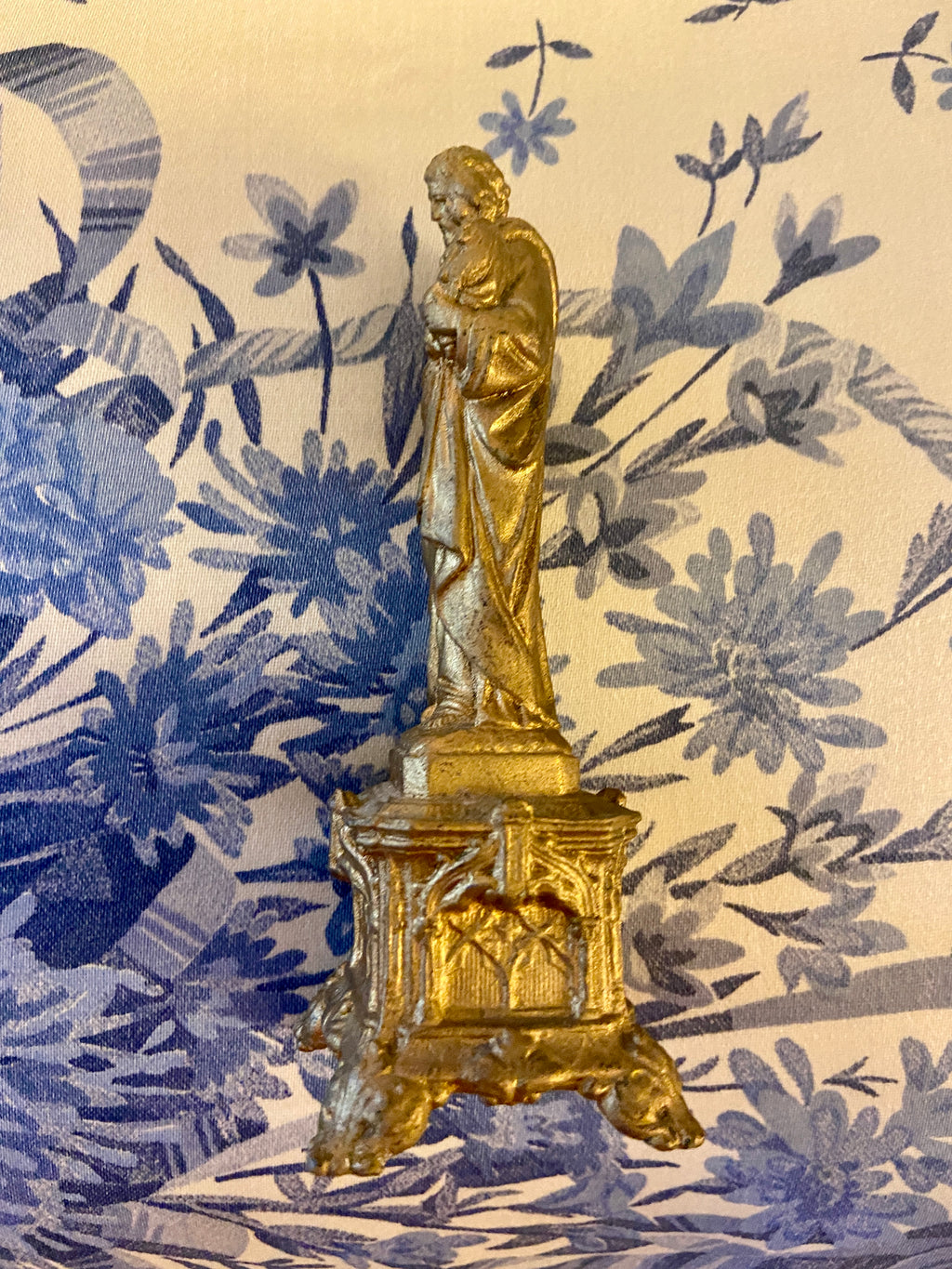 Statuette dorée Saint Joseph