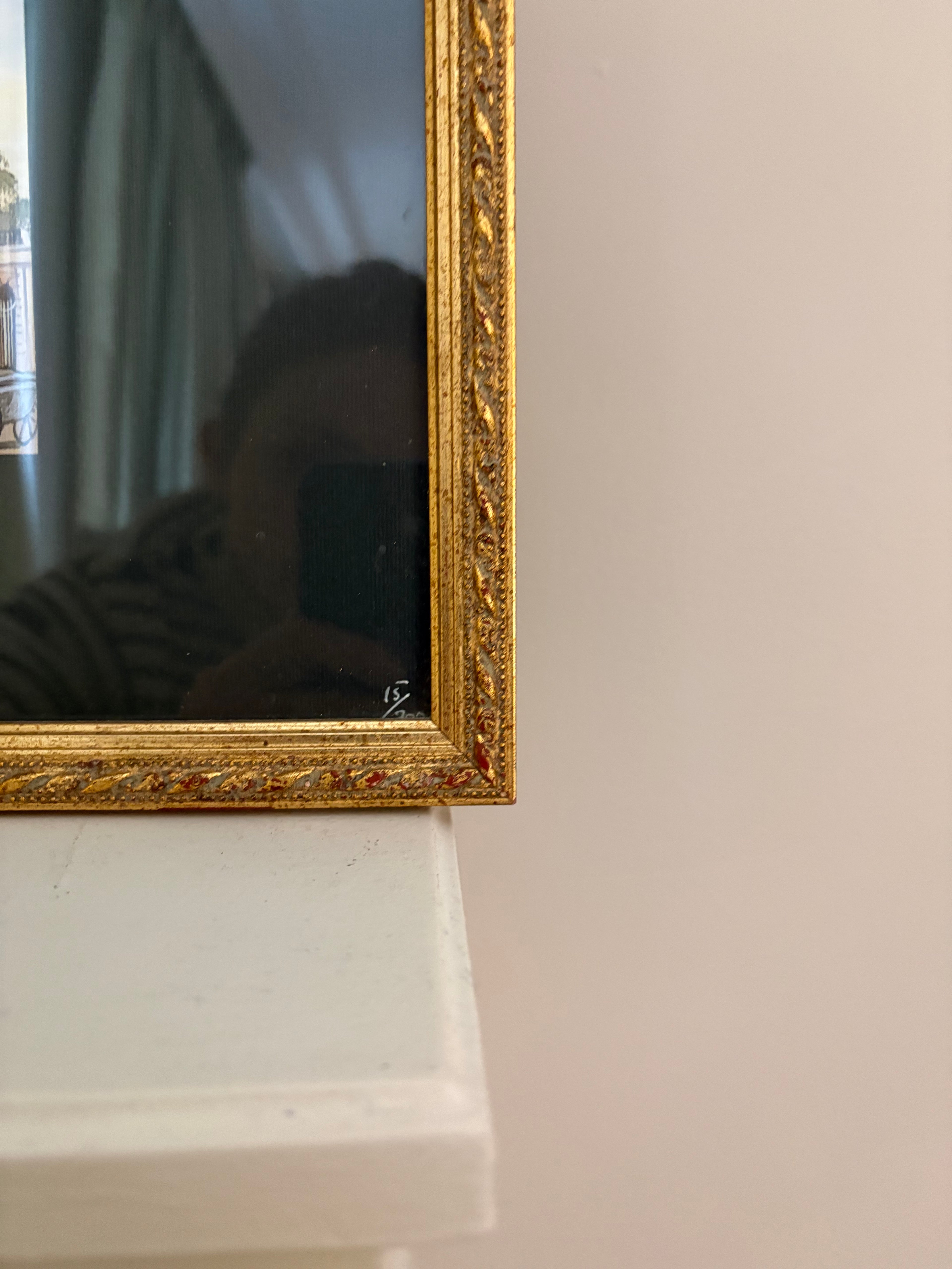 Lithographie ville italienne