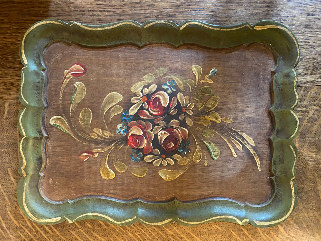 Plateau bois taille moyenne décoratif