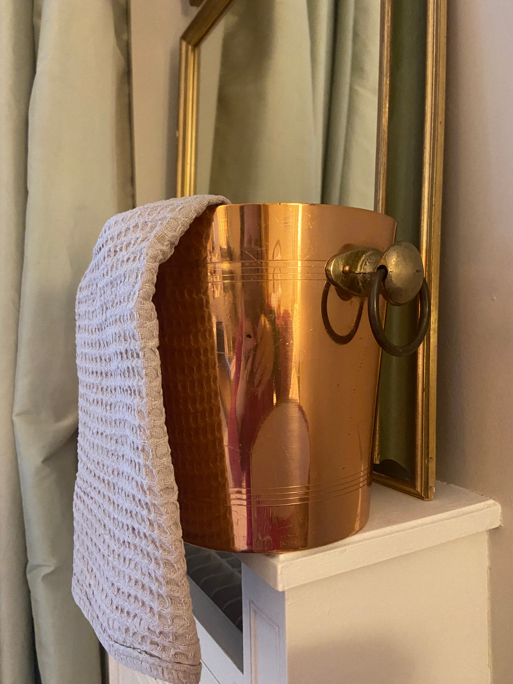 Seau à champagne cuivre