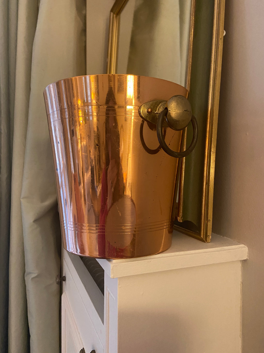 Seau à champagne cuivre