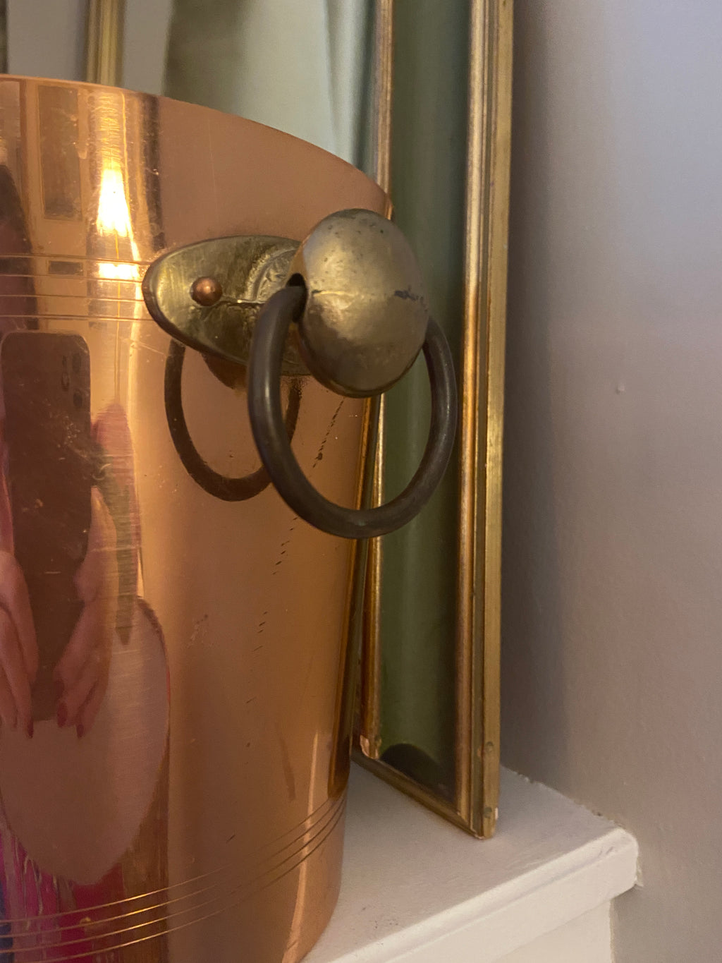 Seau à champagne cuivre