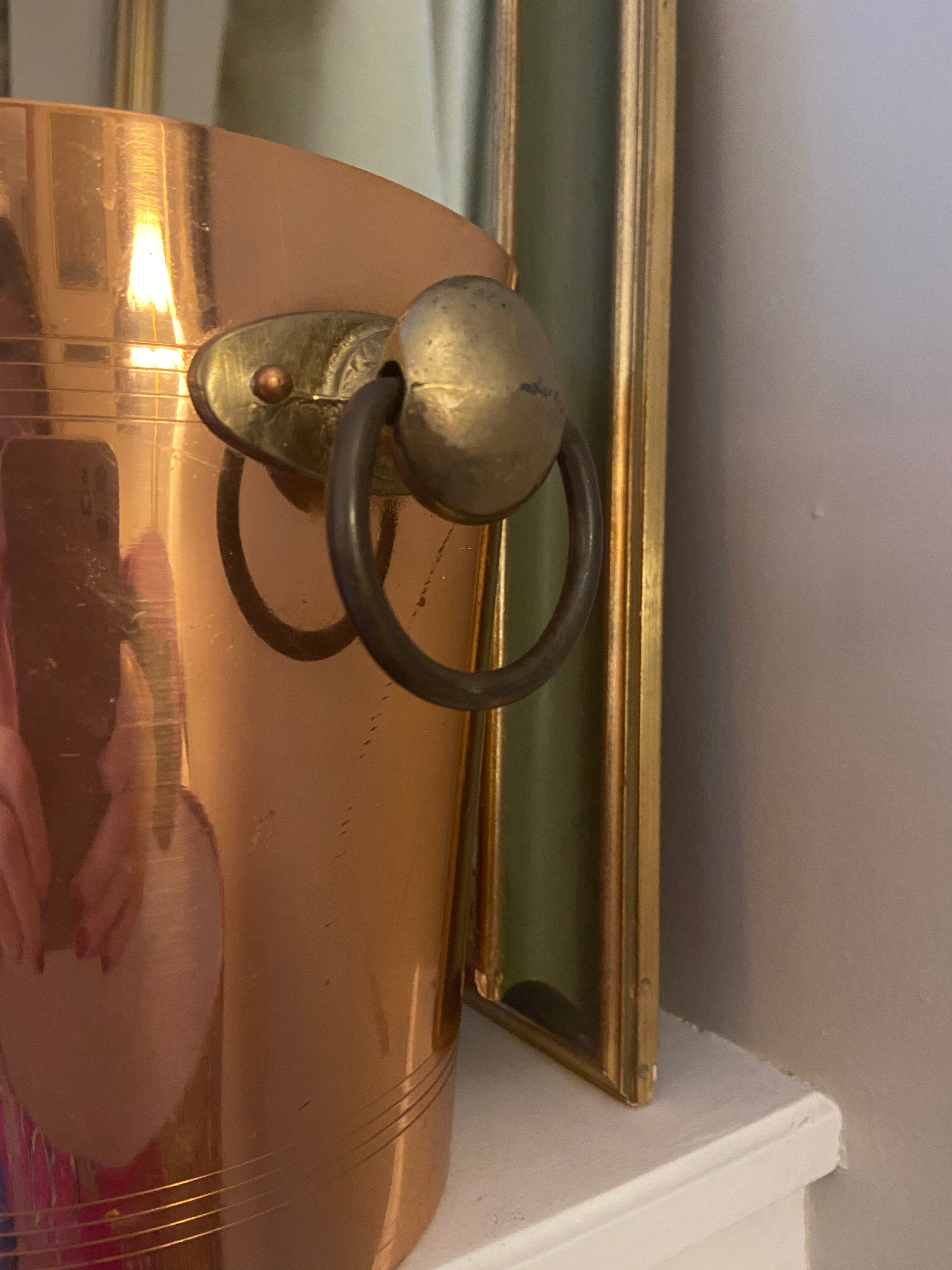 Seau à champagne cuivre