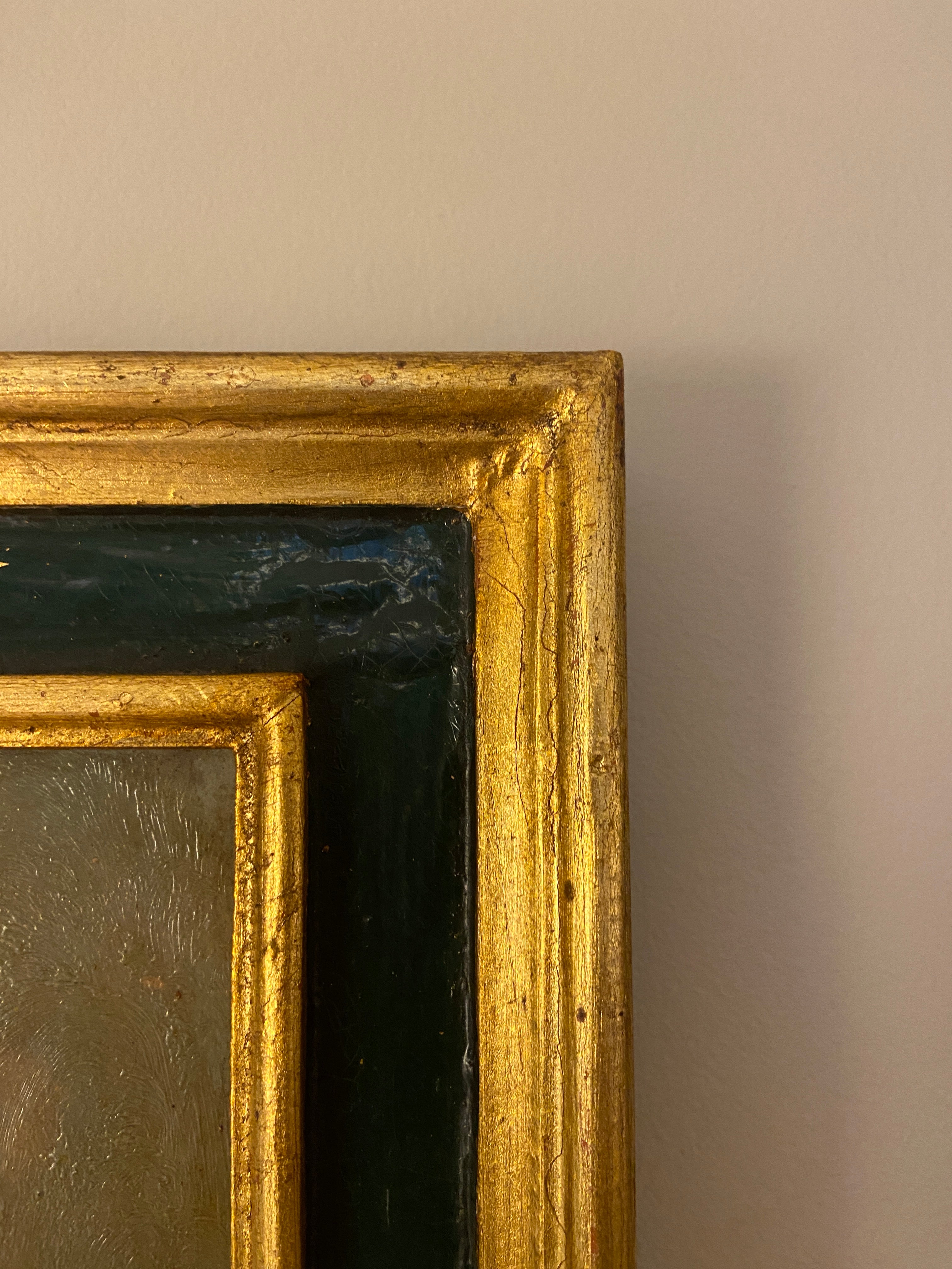 Huile sur panneau – Bateau à voile