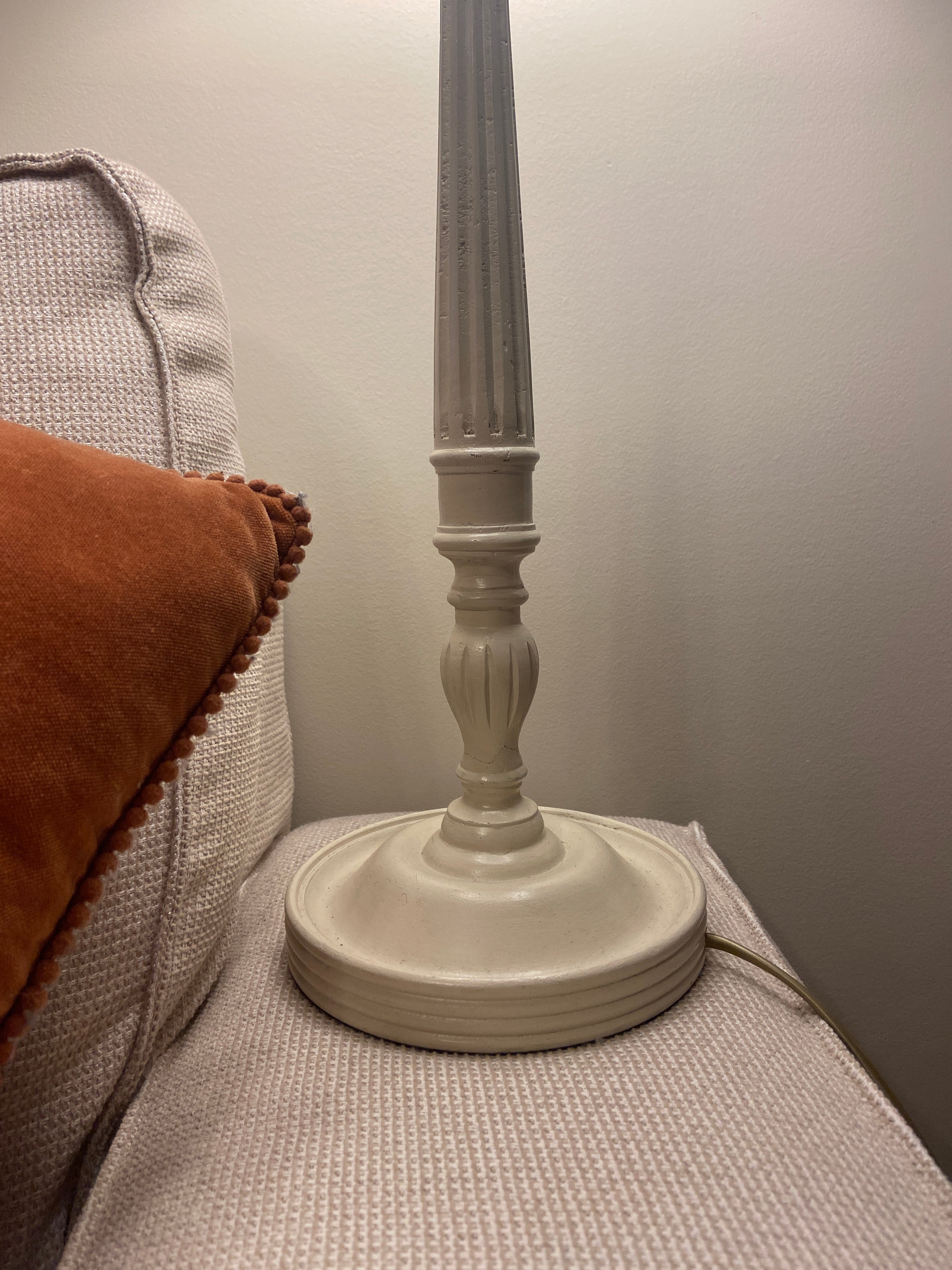 Lampe bois et son abat-jour