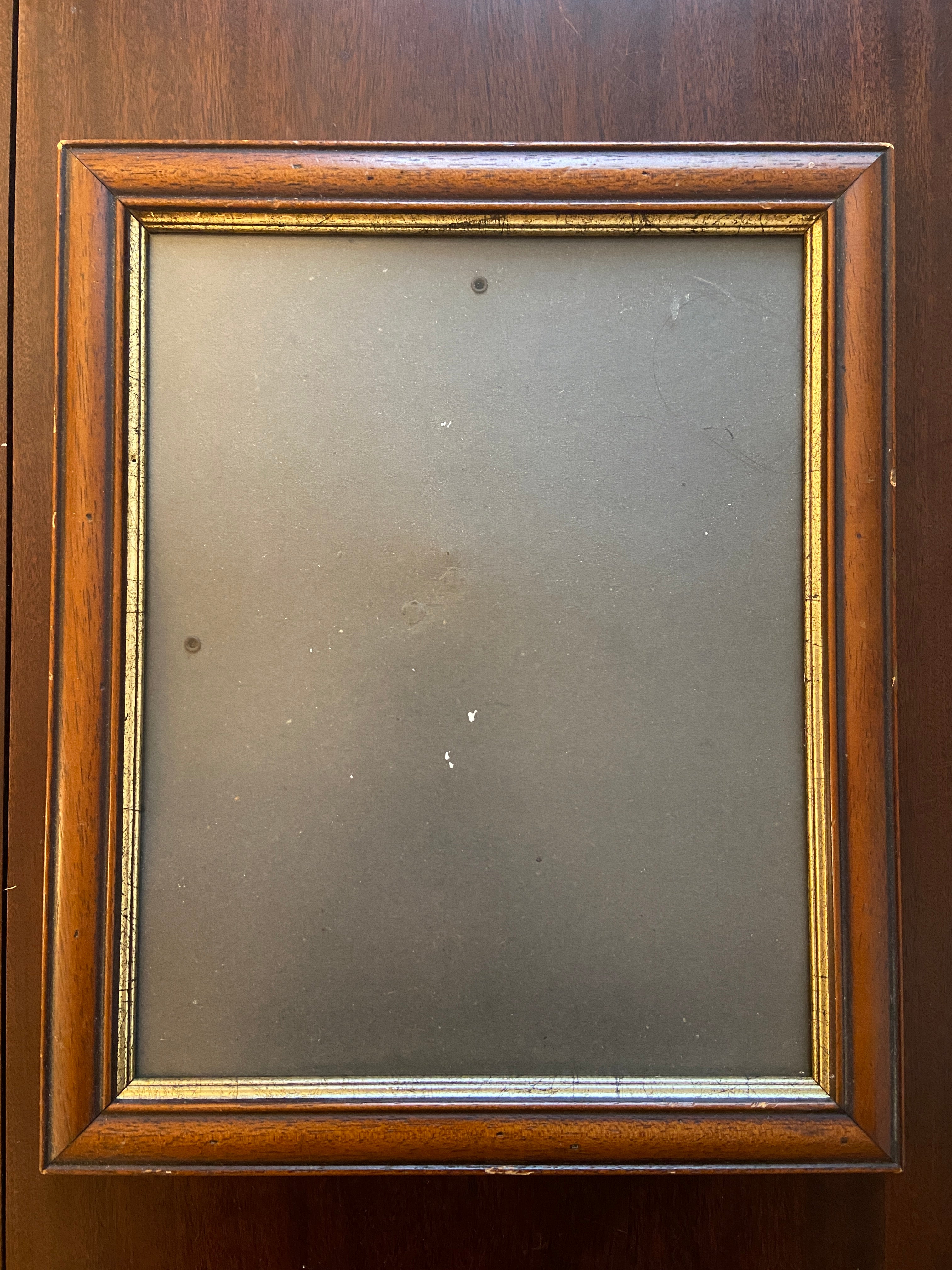 Cadre photo ancien bois