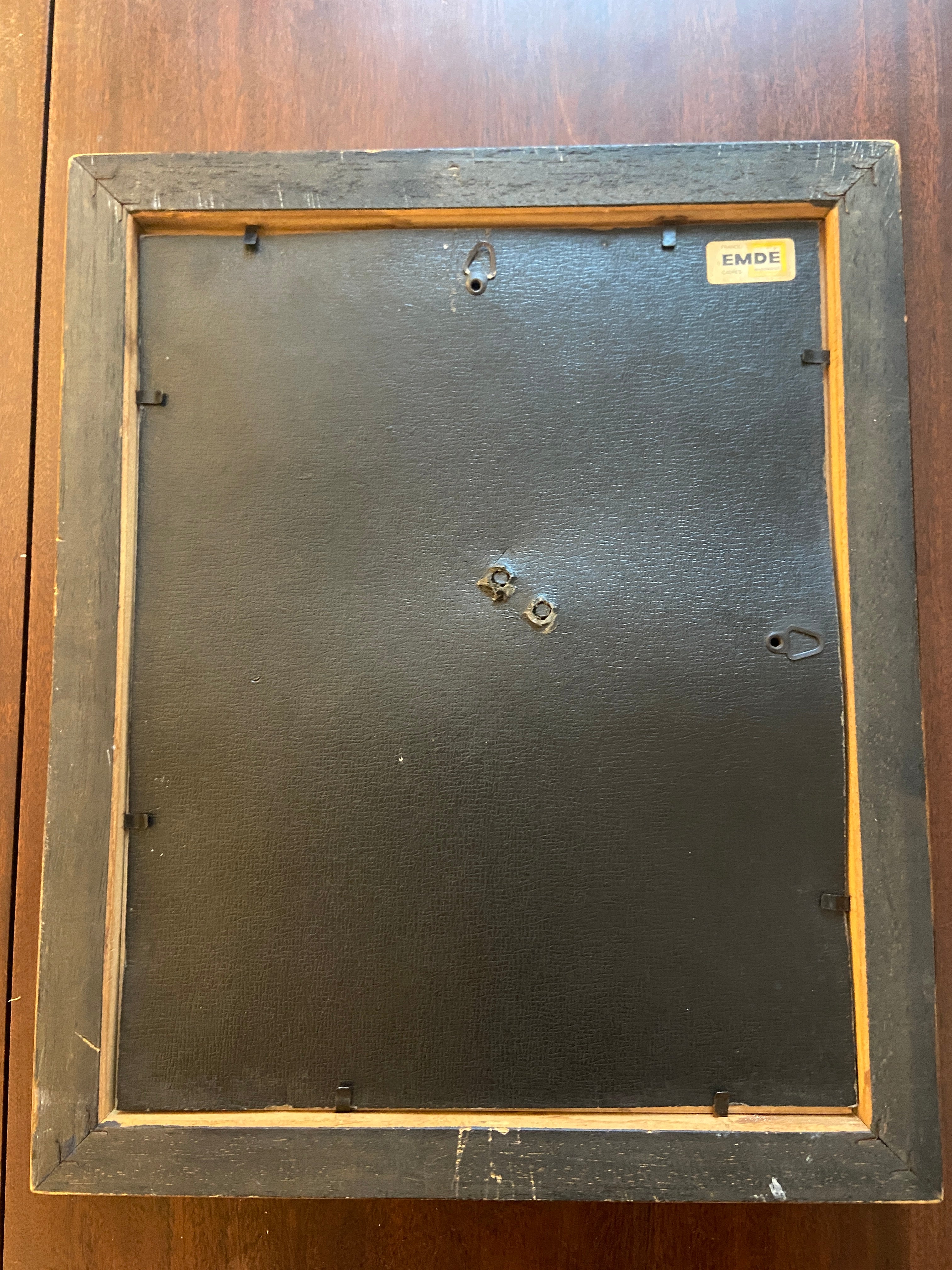 Cadre photo ancien bois