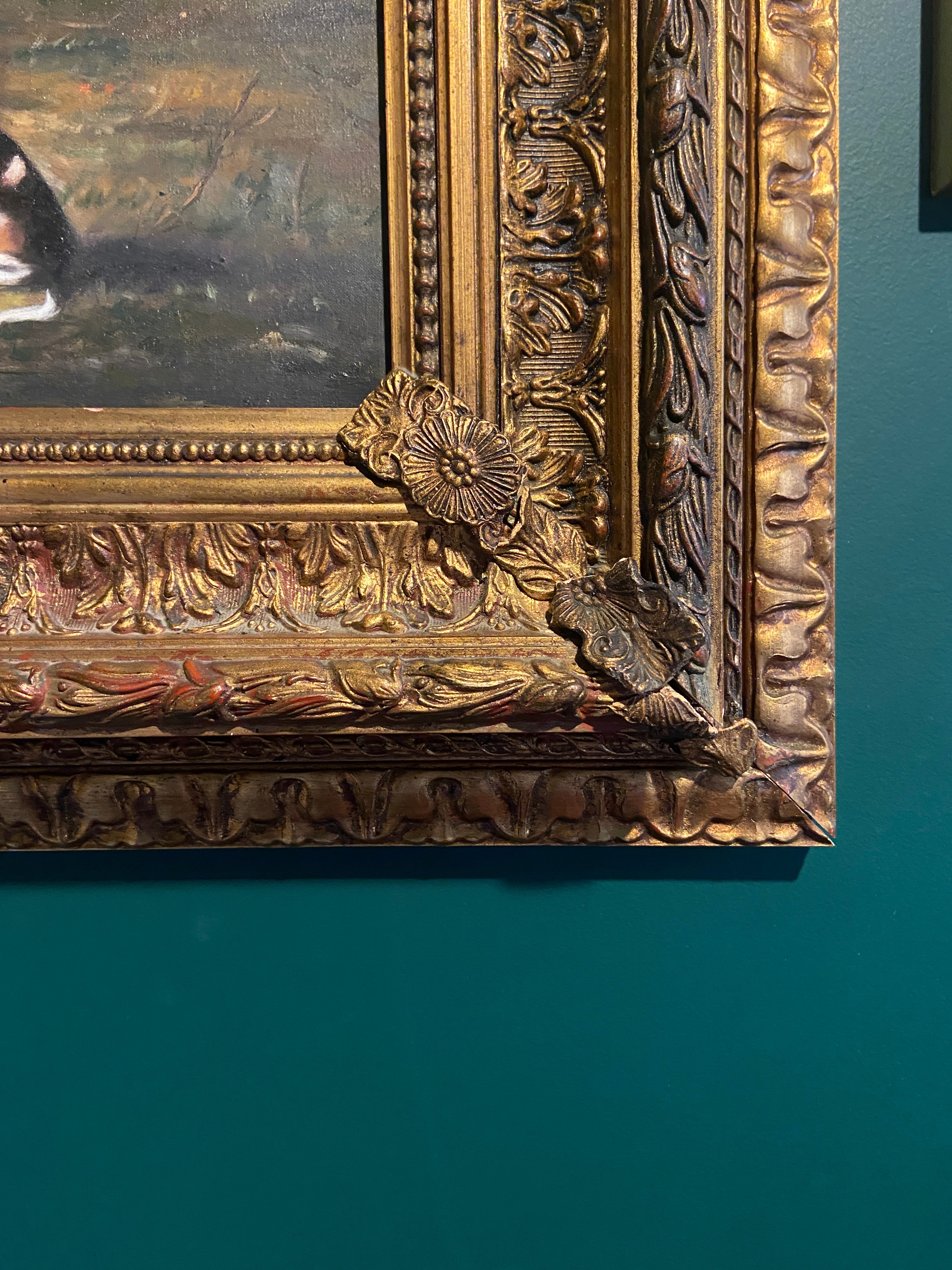 Grand tableau – Scène de chasse (70 × 100 cm)