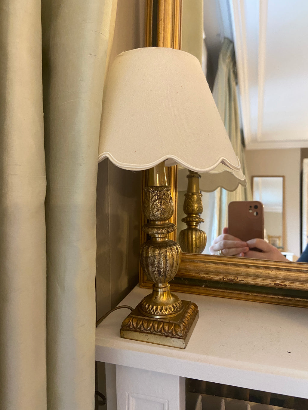 Petite lampe en laiton