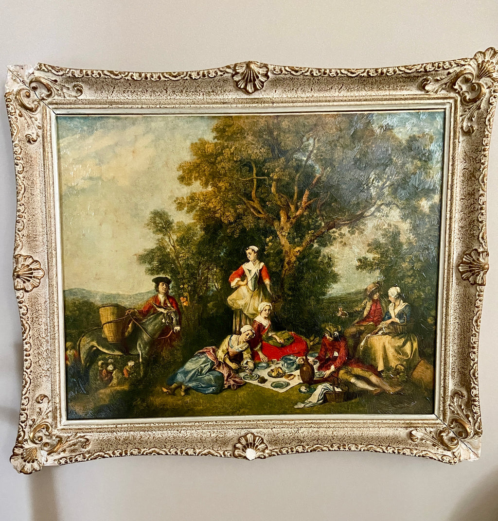 Reproduction vernie au pinceau