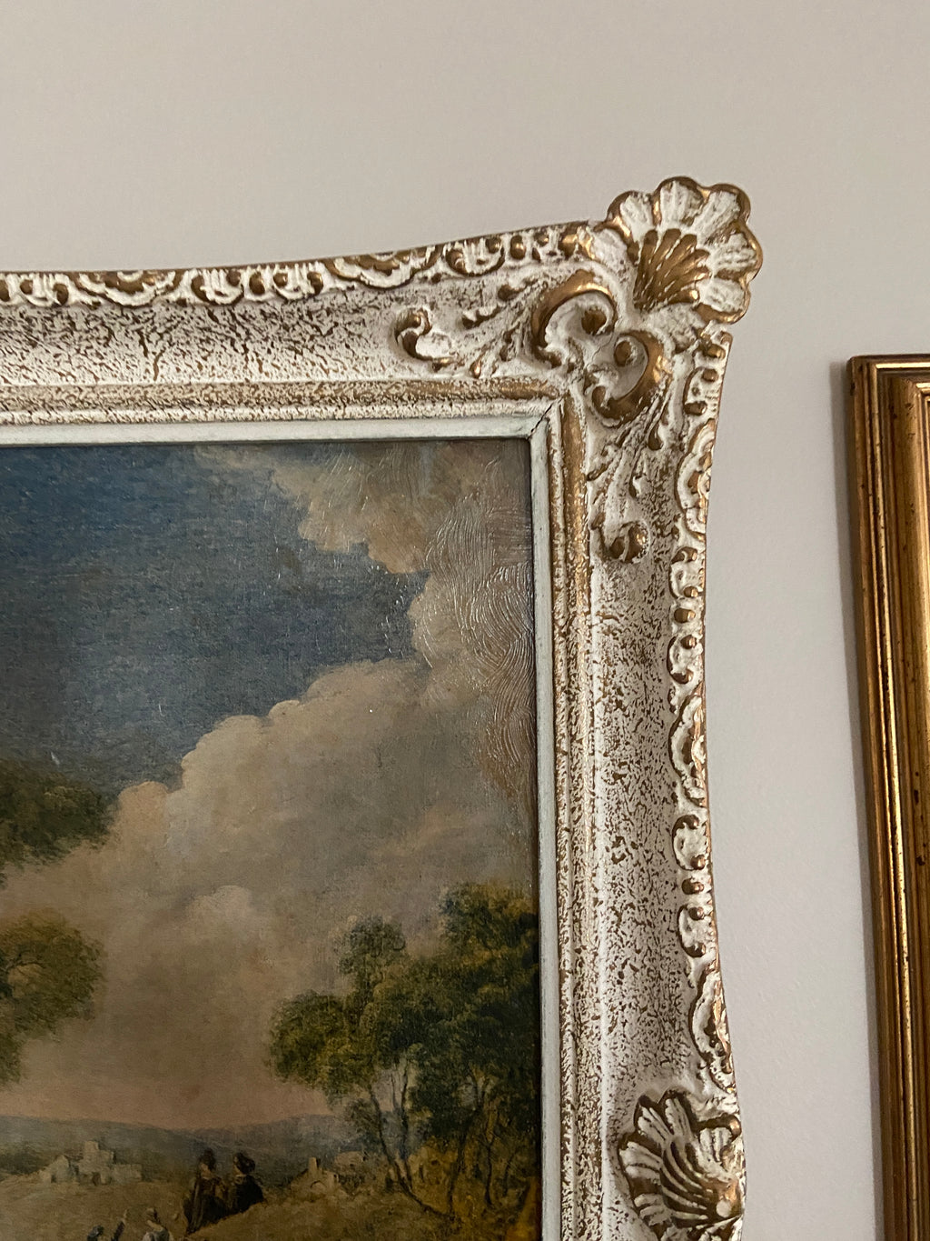 Reproduction vernie au pinceau